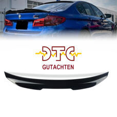 Heckspoiler PSM-Typ CH-Gutachten Schwarz Glanz Lackiert BMW 5er G30 M5 F90 Hecklippe