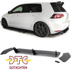 Heckdiffusor Splitter VW Golf 7 GTI Vorfacelift 2012-17 Heckansatz Performance + DTC-Gutachten