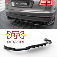 Diffusor Bentley Bentayga Mk1 Heckdiffusor Splitter Schwarz Glanz + DTC CH-Gutachten