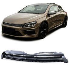 Kühlergrill Grill VW Scirocco 2.0 R 09-14 Vorfacelift Schwarz Glanz