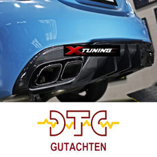 Heckdiffusor DTM Carbon mit DTC CH-Gutachten Mercedes W205 C63 C63S S205 AMG Facelift