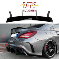 Diffusor Ansatz MIT DTC CH-Gutachten Schwarz Glanz Mercedes CLA45 W117 X117 Heckdiffusor