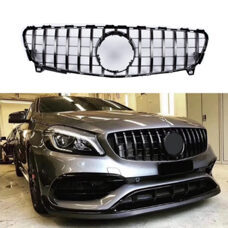 Grill GTR Look Panamericana Schwarz Mercedes A-Klasse W176 Facelift 2016-2018 A45 AMG A250