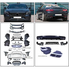 Bodykit S63 S65 AMG Vollchrom-Paket Stossstange Dffusor Mercedes S-Klasse C217 Coupe A217 Cabrio