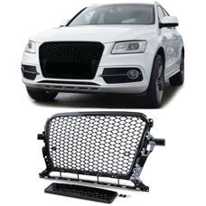 Grill RSQ5 Look Audi Q5 8R 2012-16 Facelift Schwarz Glanz Waben Gitter Kühlergrill