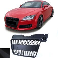 Grill Audi TT 8J Vorfacelift 2006-10 Schwarz Matt Waben Gitter Kühlergrill