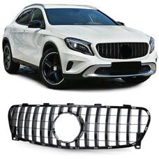 Grill GTR Look Mercedes GLA X156 Panamericana Schwarz Glanz Facelift Kühlergrill