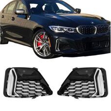 Stossstange Gitter M340i Chrom BMW 3er G20 G21 vor-LCI M-Paket 2019-2022