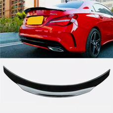 Heckspoiler PSM-Typ Mercedes CLA CLA45 AMG W117 C117 Schwarz Glanz Hecklippe