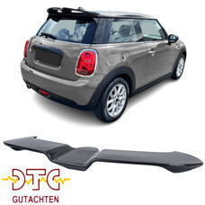 Dachspoiler Mini One Cooper F55 F56 ab 2013 Carbon Look Heckspoiler + DTC CH-Gutachten