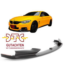 Frontspoiler P-Type Schwarz Matt Performance BMW 4er F32 F33 F36 435i 440i 428i + DTC Gutachten Fussgängerschutz