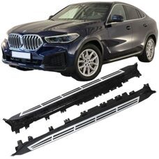 Trittbretter Schweller Alu Optik BMW X6 G06 Seitenschweller