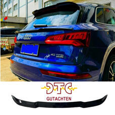 Dachspoiler Audi Q5 SQ5 S-Line ab 2017 Schwarz Glanz Heckspoiler + DTC CH-Gutachten