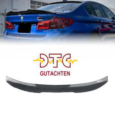 Heckspoiler PSM-Typ Carbon Look Lackiert BMW 5er G30 M5 F90 Hecklippe + DTC CH-Gutachten