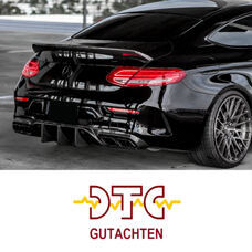 Heckspoiler MD Carbon Mercedes C-Klasse Coupe C205 C63 C63s C43 AMG Hecklippe W205 + DTC CH-Gutachten