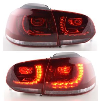 LED Rückleuchten R20 GTI Look VW Golf 6 VI Rot / Weiss