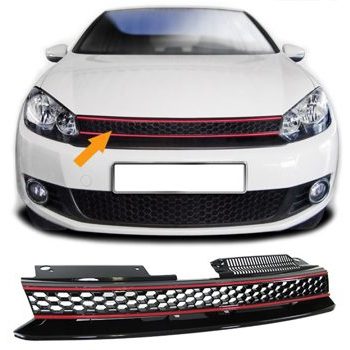 GRILL GTI LOOK VW Golf 6 VI Wabengrill