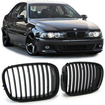 Nieren E39 BMW M5 Optik Grill Schwarz Glanz