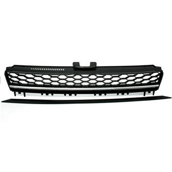 Frontgrill Golf 7 VII Silber / Schwarz VW R-Line