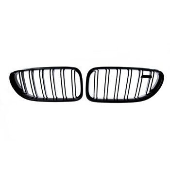 Grill M6 Optik Schwarz Glanz Nieren Doppelspeiche BMW F12 F13 F06