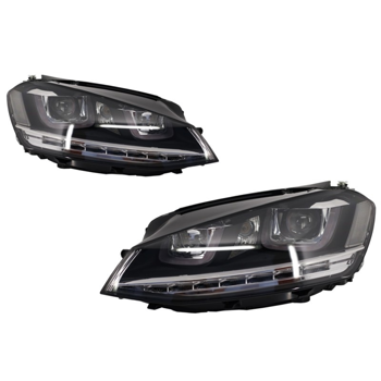 TFL LED Scheinwerfer Golf 7 VII Silber