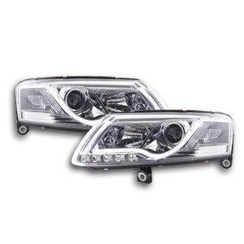 LED LightBar Scheinwerfer A6 4F 6C Chrom