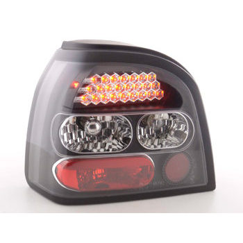 LED Rückleuchten Golf 3 III Schwarz