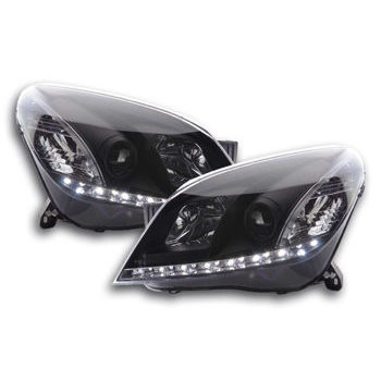 LED Scheinwerfer Opel Astra H Schwarz