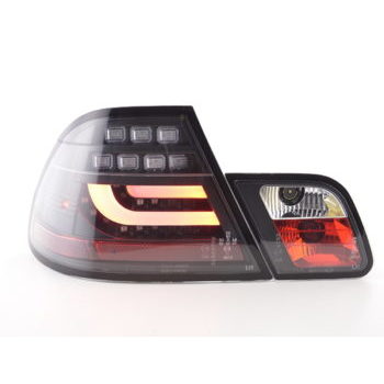 Rückleuchten E46 LED LightBar Schwarz BMW Coupe