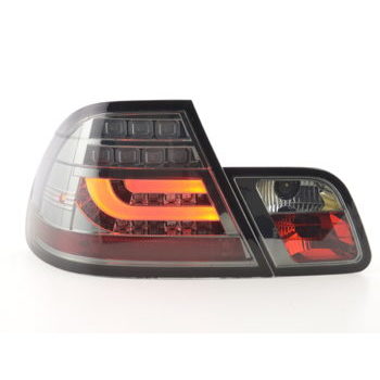 Rückleuchten E46 LED LightBar Schwarz BMW Coupe