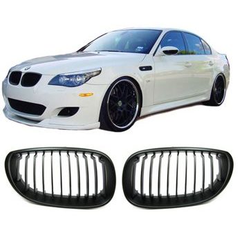 Grill Schwarz Matt Nieren BMW 5er E60 E61