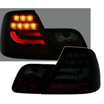 Rückleuchten E46 LightBar LED Facelift Schwarz BMW Coupe