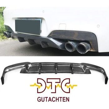 Diffusor P-Typ Carbon Performance BMW 6er F12 F13 F06 M6 + DTC CH-Gutachten