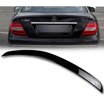 Heckspoiler AMG Look Lackiert Schwarz Glanz Mercedes C-Klasse C204 Coupe