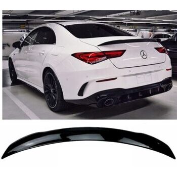 Heckspoiler AMG Schwarz Glanz Mercedes CLA W118 C118 CLA35 CLA45 Hecklippe