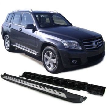 Trittbretter Schweller Alu Optik Mercedes GLK X204 2008-2015 Seitenschweller