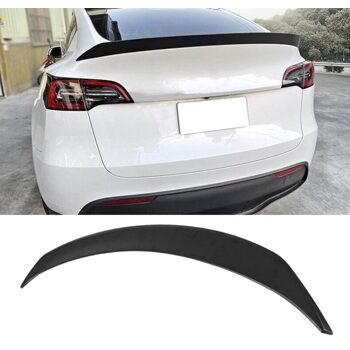 Heckspoiler A-Typ Schwarz Glanz Tesla Model Y Tuning Hecklippe