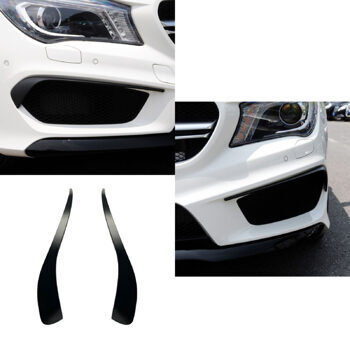 Flaps Aero Splitter Schwarz Glanz Mercedes Benz CLA W117 C117