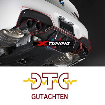 Diffusor Carbon AUSSENTEIL mit DTC CH-Gutachten BMW 6er F12 F13 F06 M6 Heckdiffusor