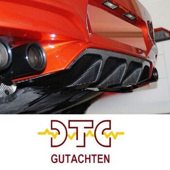 Diffusor P-Typ Carbon INNENTEIL mit DTC CH-Gutachten BMW 6er F12 F13 F06 M6 Diffuseur