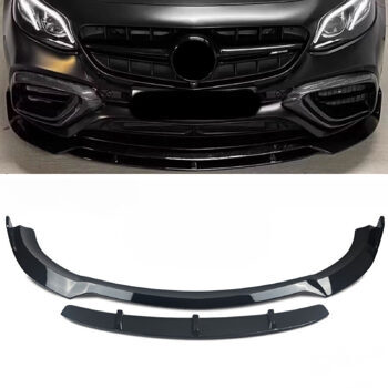 Frontspoiler BB Schwarz glanz Mercedes W213 E63 E63s 2016-2019 Tuning Frontlippe