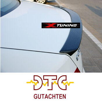 Heckspoiler Carbon mit DTC CH-Gutachten AMG W204 + C63