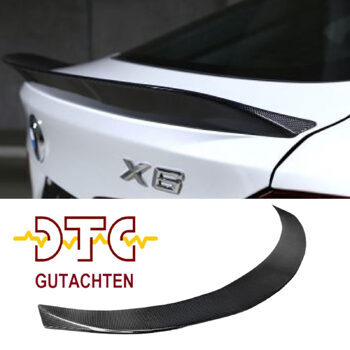 Heckspoiler Carbon Gross MIT DTC CH-Gutachten X6 F16 X6M F86 Hecklippe