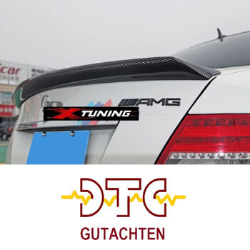 Heckspoiler Carbon mit DTC CH-Gutachten RACE W204 + C63