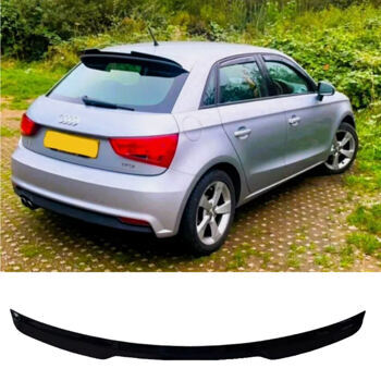 Dachspoiler Audi A1 Schwarz Glanz 2010-2018 Heckspoiler