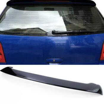 Heckspoiler VW Polo 4 9N 9N3 01-09 Dachspoiler Schwarz Glanz