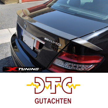 Heckspoiler Carbon mit DTC CH-Gutachten 3-tlg W204 + C63