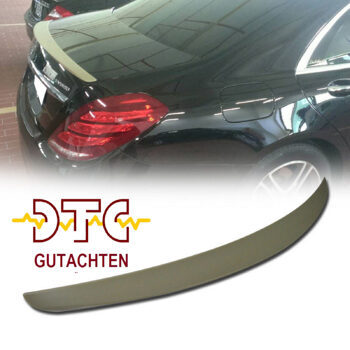 Heckspoiler AMG Look unlackiert mit DTC CH-Gutachten Mercedes S-Klasse W222 Hecklippe